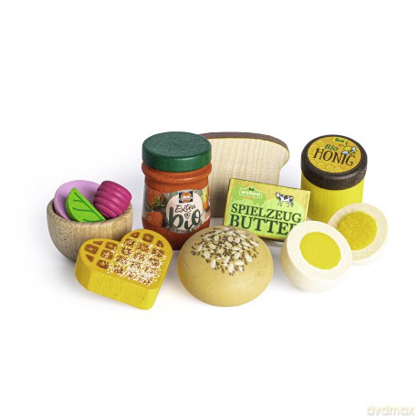 Erzi: Assortimento Gioco Colazione In Legno Fsc