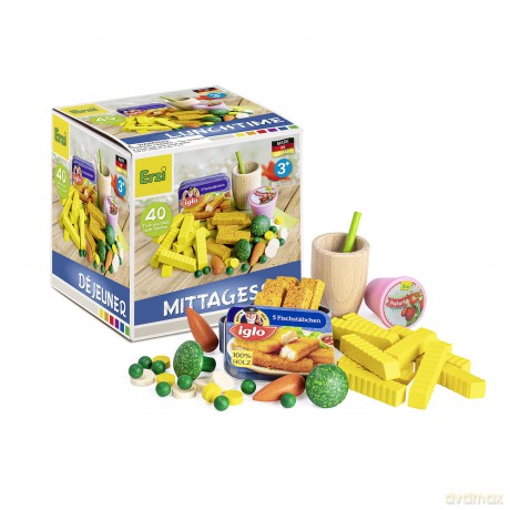 Erzi: Assortimento Gioco Pranzo In Legno Fsc