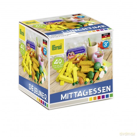 Erzi: Assortimento Gioco Pranzo In Legno Fsc