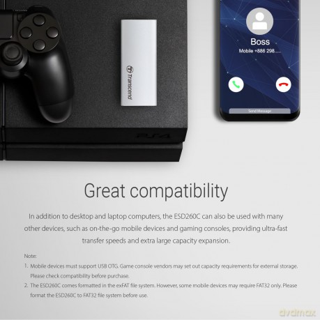 Esd260c 1tb Ext.Ssd Usb Type C