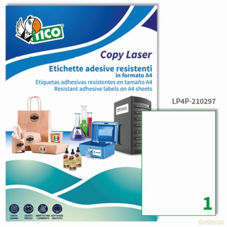 Etichet Poliest.Bianco 210x297-70ff