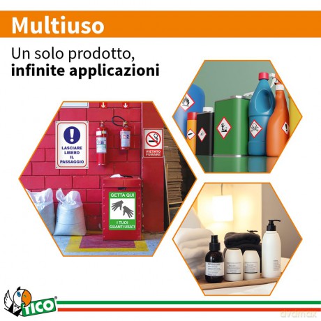 Etichet Poliest.Bianco 210x297-70ff