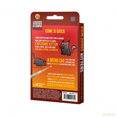 Exploding Kittens Edizione per 2 Giocatori