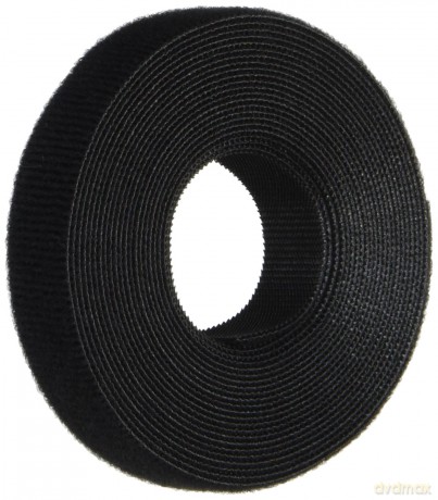 Fascetta Nera Velcro Mm. 19 Rotol