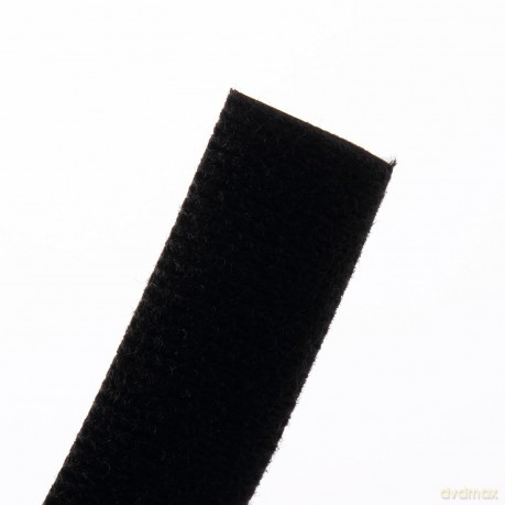 Fascetta Nera Velcro Mm. 19 Rotol