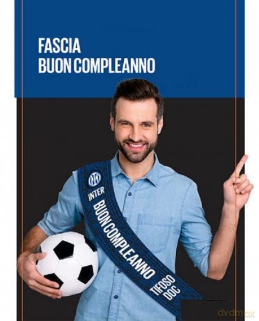 Fascia Buon Compleanno Inter Q. Fascia Buon Compleanno Inter 9,5 X 152 Cm Poliestere