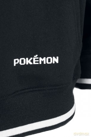 Felpa con Cappuccio Pokemon Charmander Pixel Uomo XL