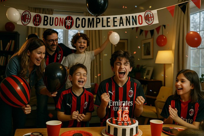 Festone Buon Compleanno Jumbo 294x20 Cm Milan Q