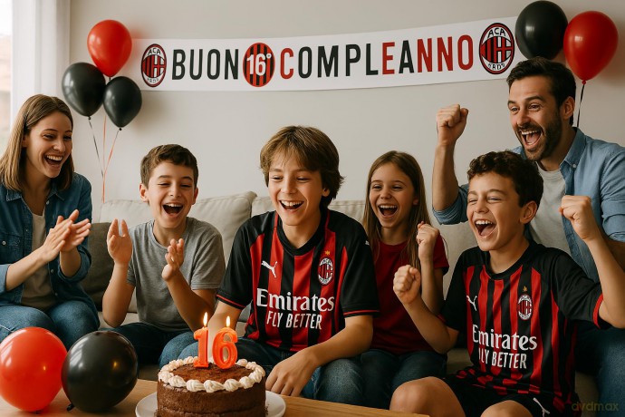 Festone Buon Compleanno Jumbo 294x20 Cm Milan Q