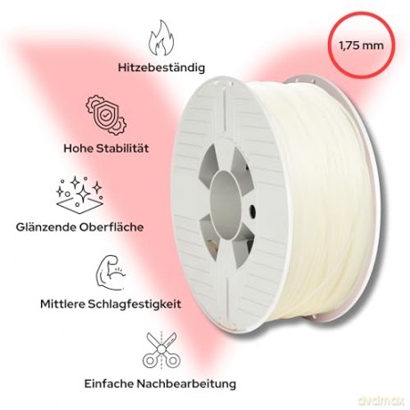 Filament 3d Abs 1.75mm Trasparent