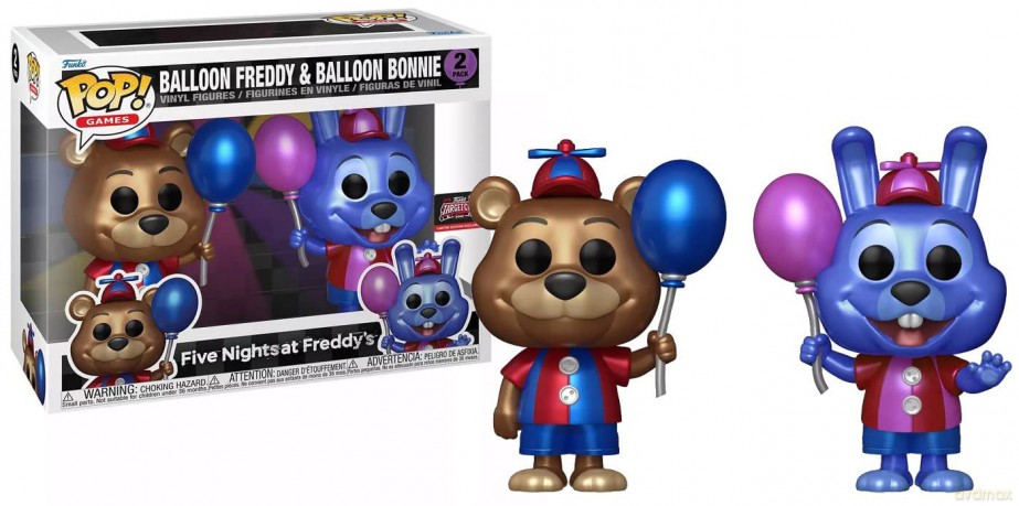Five Nights At Freddy'S: Funko Pop! Games - Bln Bonnie/Freddy 2pk (Mt)