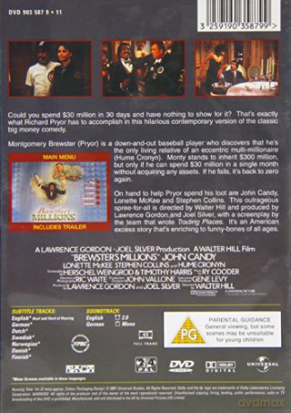 Brewster\'s Millions (Miliony Brewstera) [DVD]