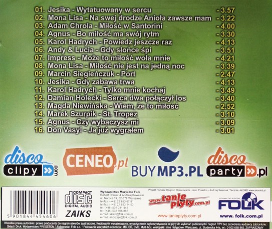 Jesika prezentuje - Taneczne klimaty vol. 5 [CD]