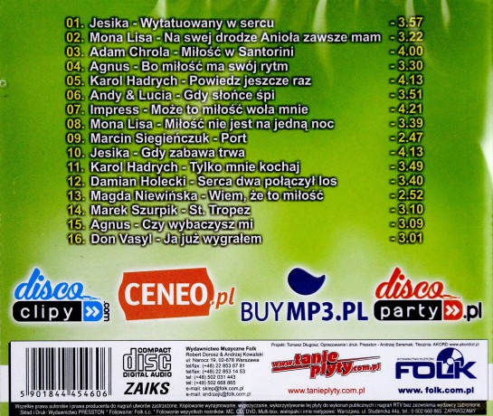 Jesika prezentuje - Taneczne klimaty vol. 5 [CD]