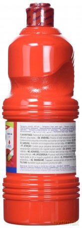 Flacone 1000ml Tempera Rosso Scarl