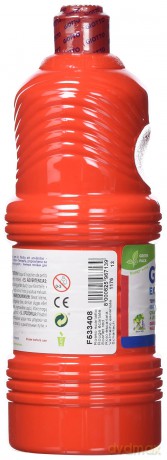 Flacone 1000ml Tempera Rosso Scarl