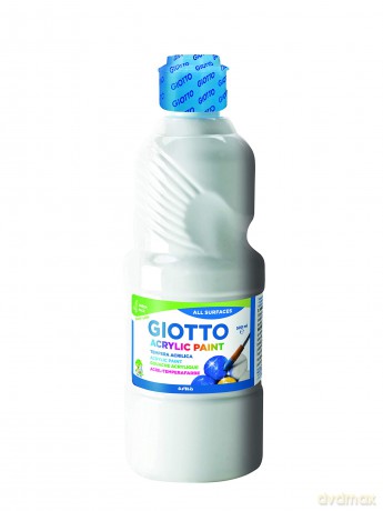 Flacone 500ml Temera Acrilic Bianco