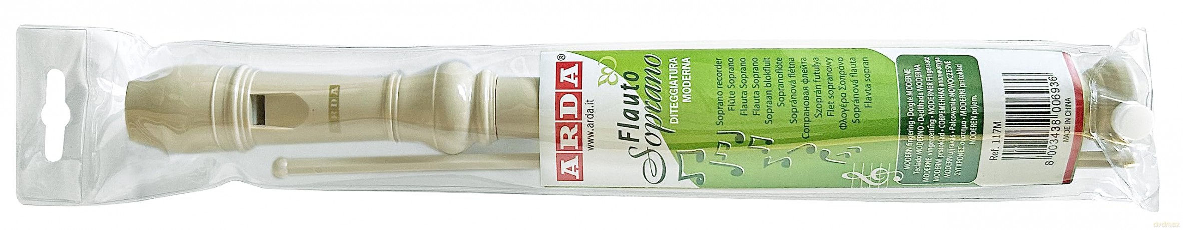 Flauto Scovolino Pulizia Col Panna