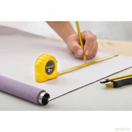 Flessometro Color. 3m/13mm Stanley