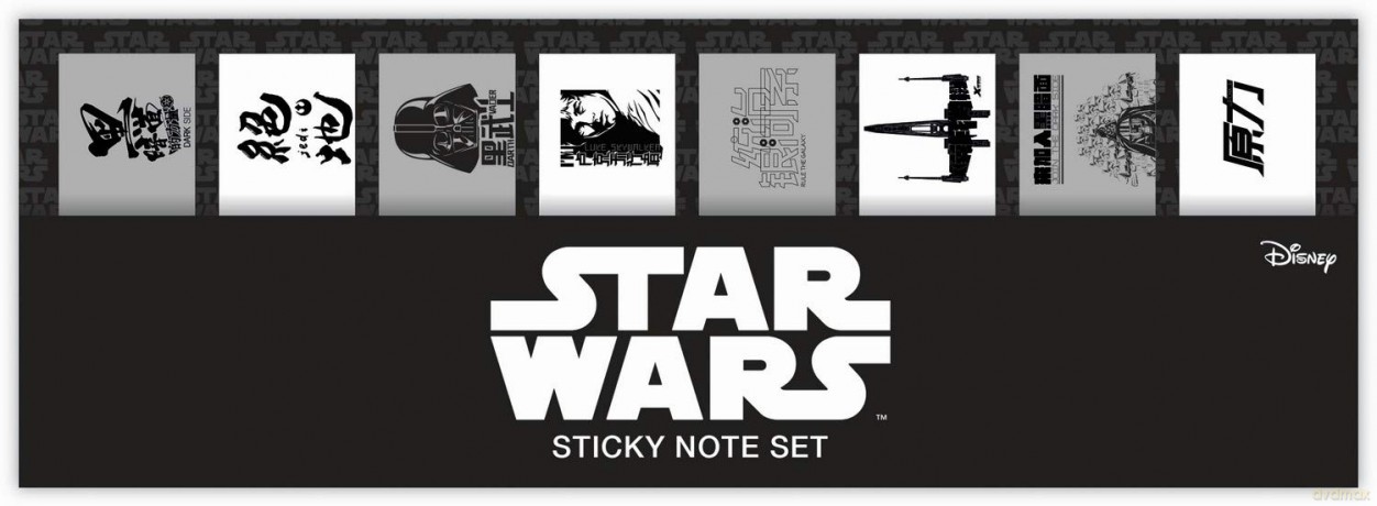 Foglietti Adesivi Star Wars Japanese