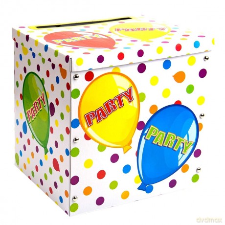 Folat: Enveloppe Gift Box Balloon Party. Scatola Card Box Party Palloncini