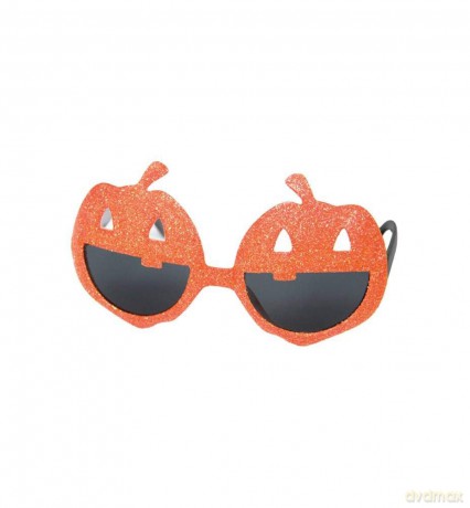 Folat: Glasses Pumpkin Orang Glitter