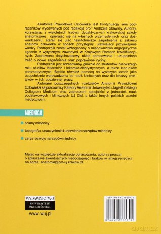 Miednica. Anatomia prawidłowa człowieka [KSIĄŻKA]