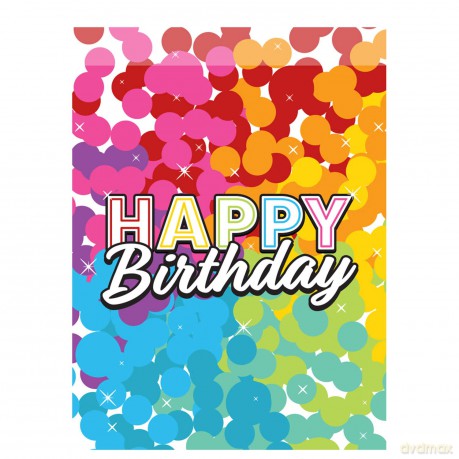 Folat: Partybags Rainbow Bday 16.5x23cm /8