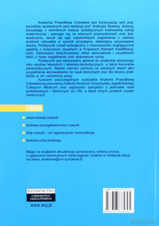 Czaszka. Anatomia prawidłowa człowieka [KSIĄŻKA]