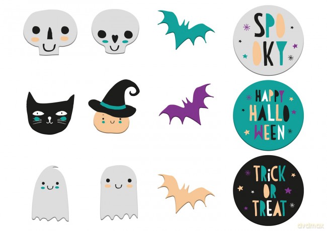 Folat: Windowstickers Happy Halloween /3