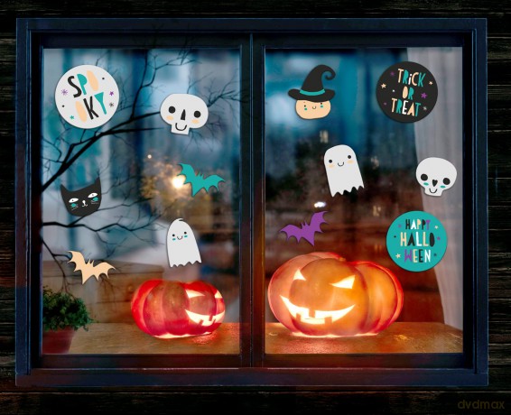 Folat: Windowstickers Happy Halloween /3