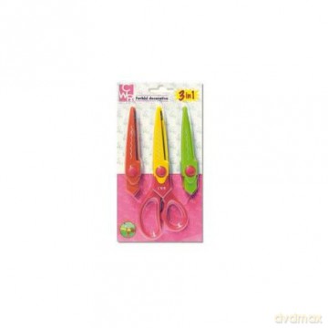 Forbici 3 Lame Decorative 17cm