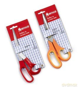 Forbici Manico Abs Rosso Cm21 Tryme