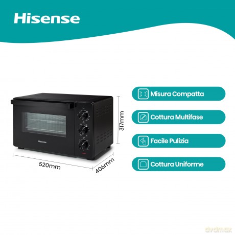 Fornetto Eletr Hie 30 L 1600 W