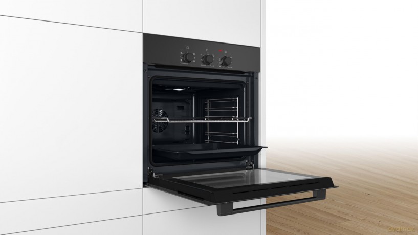 Forno 3 Manpole A 66l Nero