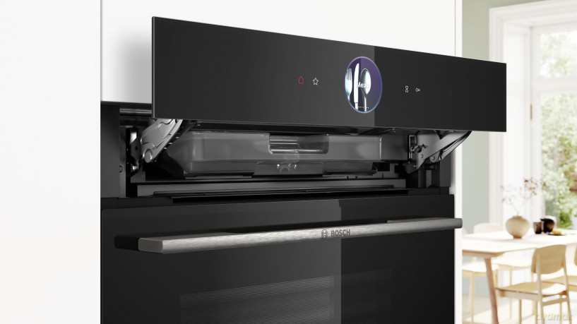 Forno Combinato Vapore Nero