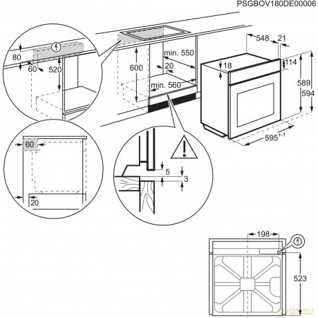 Forno Piro/Vap Eod4p46tx A+