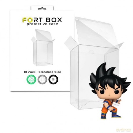 Fortbox: Funko Pop Protector Case Confezione 10 Box Protettivi Standard Size