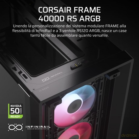 Frame 4000d Rs Argb Mid-Tower Black
