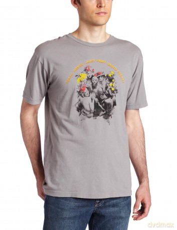 Friend Or Foe Mens Juicy Fruit Tee, Wild Dove, Large