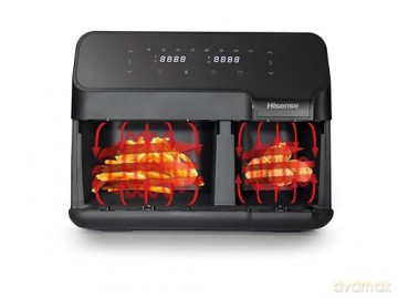 Friggitrice Dual Nero Led