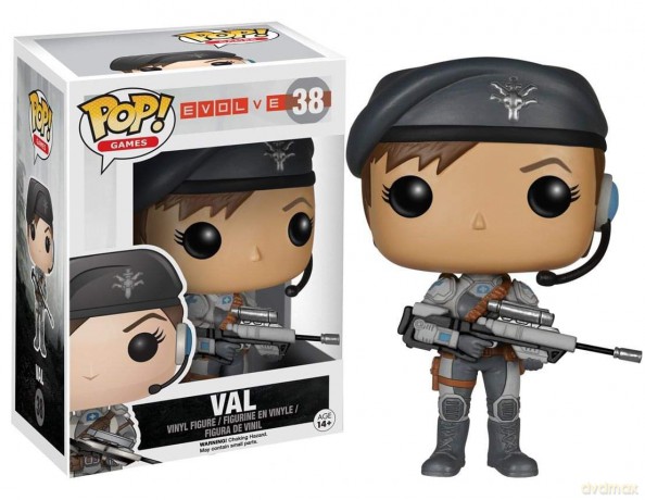 Funko - Figurine Evolve - Val Pop 10cm - 0849803052904