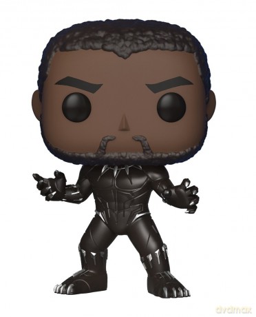 Funko - Marvel Pop Vinile Black Panther W/Chase, 9 Cm, 23129
