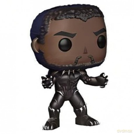Funko - Marvel Pop Vinile Black Panther W/Chase, 9 Cm, 23129