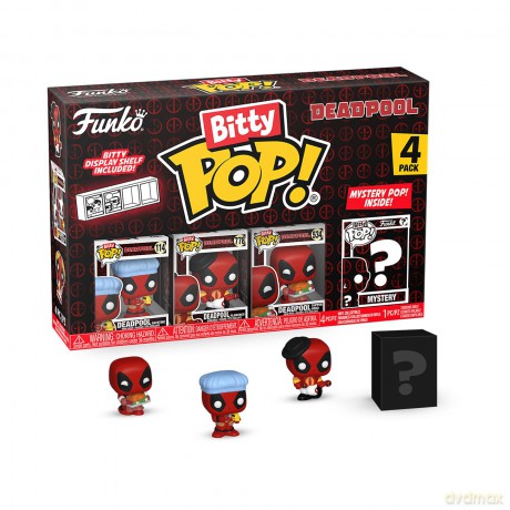 FUNKO BITTY POP 4 Pack Deadpool Bathtime