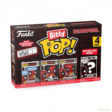 FUNKO BITTY POP 4 Pack Deadpool Bathtime
