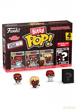 FUNKO BITTY POP 4 Pack Deadpool Sleepover