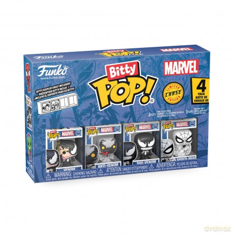 Funko Bitty Pop 4 Pack Marvel Spider-Man Venom