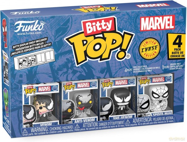 Funko Bitty Pop 4 Pack Marvel Spider-Man Venom