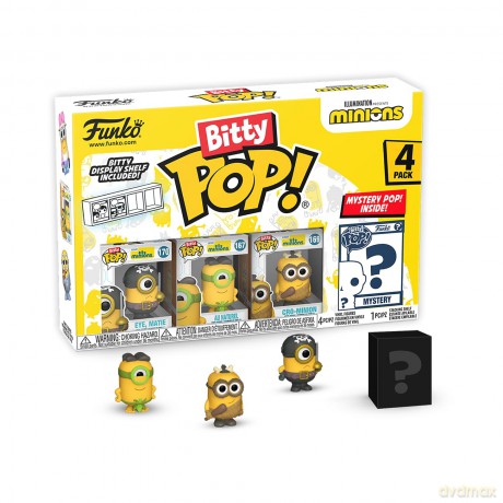 FUNKO BITTY POP 4 Pack Minions Eye, Matie